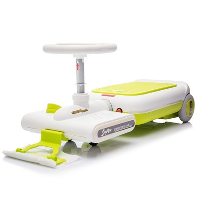 Whisen Cleaning Go Kart for Kids, Front with Mop for Cleaning, Can Extended by 6cm, Compact & Storable, Gift for Kids Aged 3-6