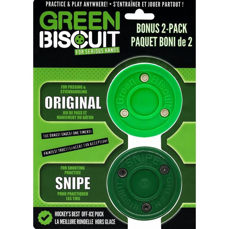 Green Biscuit Original &#38; Snipe Sports Pucks - 2pk, 2 of 4