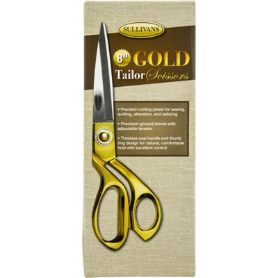 Sullivans Gold Tailor Scissors 8"
