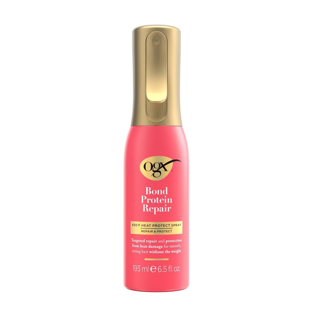 Photos - Hair Styling Product OGX Bond Protein Repair 450 degree Heat Protect Spray - 6.5 fl oz 