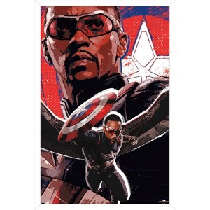 Trends International Marvel Captain America: Brave New World - Sam Framed Wall Poster Prints - 1 of 4