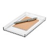 iDESIGN Plastic Desktop Tray Clear 2/Pack (28234M2) - 4 of 4