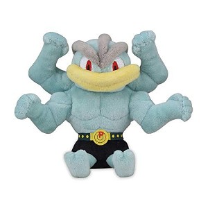Pokemon Center: Sitting Cuties: Machamp Plush # 68 -  Generation 1 - 6 In - 1 of 2