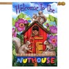 Spring Nuthouse House Flag Squirrels Humor 28" x 40" Briarwood Lane - 2 of 4