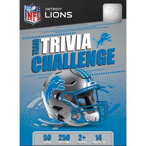MasterPieces Officially Licensed NFL Detroit Lions Trivia Challenge Card Game - 1 of 4