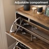 Narrow Freestanding Shoe Cabinet, Slim Storage Rack for Entryway - 4 of 4