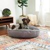 Kensington Garden Scout Deluxe Faux Shearling Round Pillow Dog Bed - 3 of 4