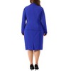 Agnes Orinda Women's Plus Size Two Piece Business Casual Suit Sets - 4 of 4