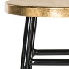 Emery Dipped Gold Leaf Counter Stool  - Safavieh - 4 of 4