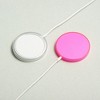 Insten 2-Pack Case For MagSafe Charger Pad, Protective Soft TPU Cover (Charger Not Included) Clear & Pink - 3 of 4