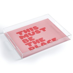 socoart This Must Be The Place II Acrylic Tray - Deny Designs - 1 of 4