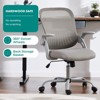 Okak Modern Adjustable Mesh Home Office Computer Chair with Wheels,Small Swivel Task Chair for Office,Study,Vanity Room - 2 of 4