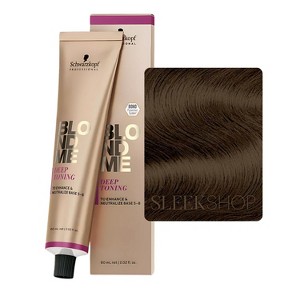 Schwarzkopf BlondMe Bond Enforcing Blonding Toning - Deep Tones - Blonde Me Haircolor Toner Dye Hair Color - 1 of 2