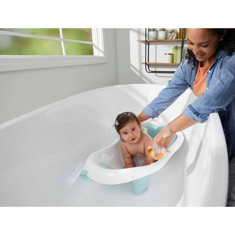 Fisher-Price 4-in-1 Sling &#39;n Seat Tub - White/Blue, 5 of 8