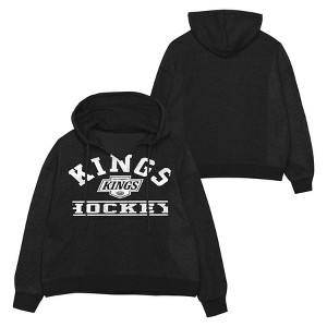 NHL Los Angeles Kings Girls' Long Sleeve Hooded Sweatshirt - 1 of 3