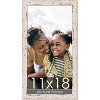 PosterPalooza | Shabby Chic White Picture Frame - UV Acrylic, Foam Board Backing, Hanging Hardware - 2 of 4