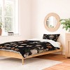 Deny Designs Twin/ Twin Extra Long Emanuela Carratoni Spring Floral Geometry Duvet Cover and Pillow Sham - 2 of 4
