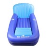 Swim Central Inflatable Swimming Pool Lounger with Ice Cooler - 64" - Blue - 4 of 4