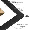 Americanflat 11x17 Picture Frame - Use as 8x12 Frame with Mat or Display 11x17 Photo Without Mat - Hudson Collection - Black - 3 of 4