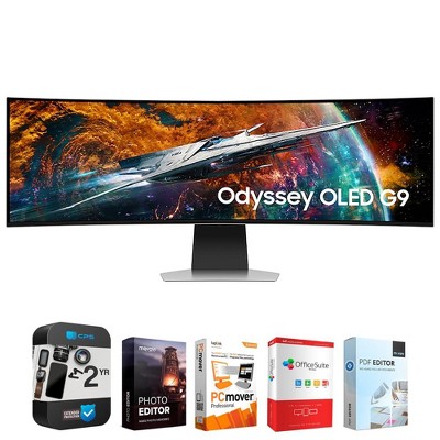 Samsung 49" Odyssey OLED G9 DQHD Curved Gaming Monitor + 2 Year Protection Pack