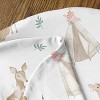 Sweet Jojo Designs Girl Support Nursing Pillow Cover (Pillow Not Included) Deer Floral Pink Green and White - 4 of 4