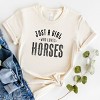Simply Sage Market Just A Girl Who Loves Horses Short Sleeve Tee - 3 of 4