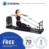 Stamina Products Pilates Home Studio Foldable Reformer, Complete Workout System for Fitness Enthusiasts, Black - 3 of 4