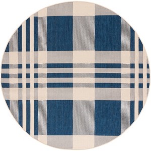 Courtyard CY6201 UV & Stain Resistant Non-Shedding Power Loomed Indoor/Outdoor Rugs - Safavieh - 1 of 4