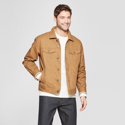 tan trucker jacket mens