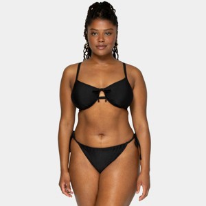 Smart & Sexy Women's Underwire Bikini Top & String Bikini Set - 1 of 4