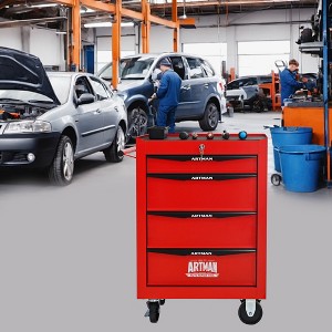 VASIP Rolling Metal Tool Chest with 4 Drawers, Steel Tool Chest Cabinet with Ball Bearing  Drawer Slides for Home,Garage - 1 of 4