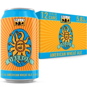 Bell's Oberon Wheat Ale Beer - 12pk/12 fl oz Cans - 1 of 4