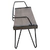 LumiSource Stefani Industrial Bench Antique Metal: Rectangle, Metal Frame, Seats 2, No Upholstery - 2 of 4