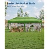 10x20 ft Pop up Canopy with Sidewalls Easy up Canopy Tent Instant Shelter with Windows for Outdoor Event Party-UPF 50+ All Season Waterproof - 2 of 4