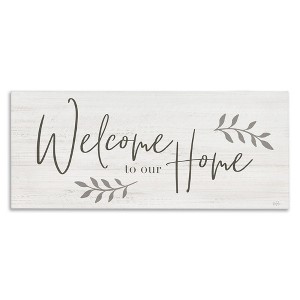 Stupell Industries Welcome To Our Home Country Sign, 24" x 10" - 1 of 4
