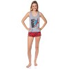 Marvel Womens' Spider-Man Comic Superhero Character Sleep Pajama Set Shorts Multicolored - 2 of 4