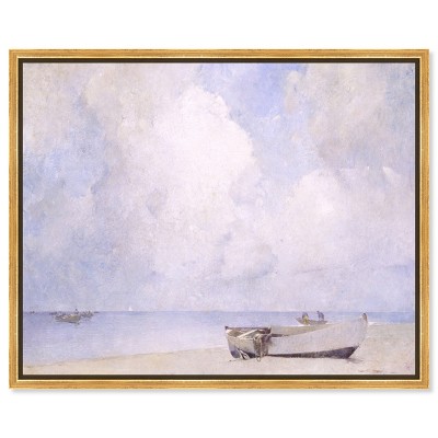 Art Remedy The South Strand by Emil Carlsen Classic Landscape and Portrait Wall Art Framed