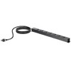 Monoprice 6 Outlet Metal Surge Protector Power Strip - 15 Feet Cord - Black | 540 Joules - 2 of 4