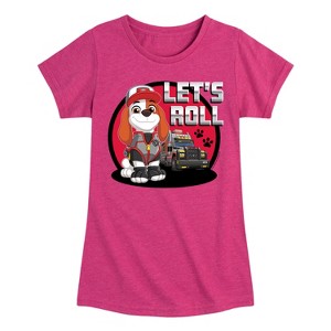 Girls' - Paw Patrol - Al Let's Roll Fitted Short Sleeve Graphic T-Shirt - 1 of 4