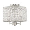 Livex Lighting Grammercy 3 - Light Semi-Flush Mount in  Brushed Nickel - 2 of 2
