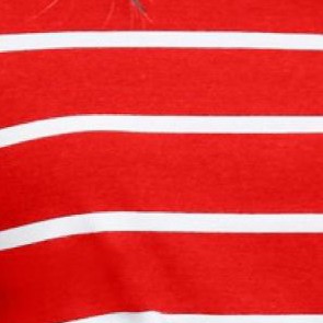 radiant red white stripe
