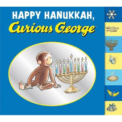 Happy Hanukkah, Curious George by Emily Flaschner Meyer (Board Book)