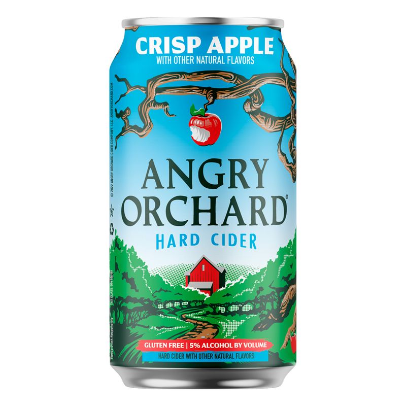 Angry Orchard Crisp Apple Hard Cider - 12pk/12 fl oz Cans, 3 of 9