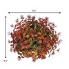 Sullivans Mini Leaf Berry 1/2 Decorative Filler Orb 8.5"H Red - 3 of 3