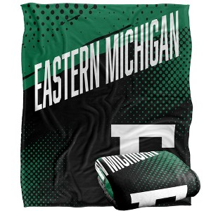 Eastern Michigan University Fan Zone Silky Touch Super Soft Throw Blanket 50x60 - 1 of 4