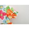 MyKids-USA Baby Floral Pattern Short Sleeve Crewneck Dress with Purse - 4 of 4