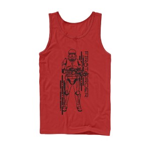 Men's Star Wars: The Rise of Skywalker First Order Sith Trooper Tank Top - 1 of 3