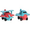 Aurora® Toys Wheatley™ Mini Planes 4" Inch Plane Toy Set, Blue & Red Airplane - 2 of 4