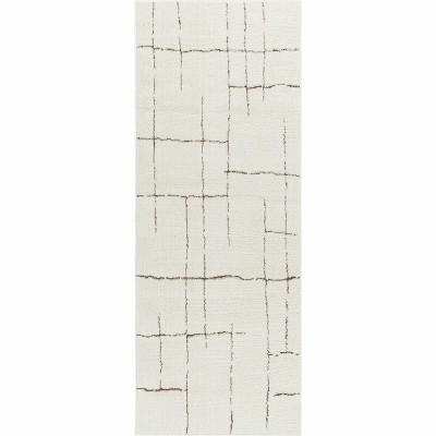 Hauteloom Koume Ivory & Brown Area Rug