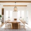 19" 3-Light Milo Rustic Farmhouse Iron LED Pendant Oil Rubbed Bronze - JONATHAN Y: UL Listed, Adjustable Height, Includes Mounting Hardware - 4 of 4